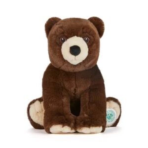 FAO Schwarz Planet Love Bear Plush Stuffed Animal Toy Eco Friendly Save Earth